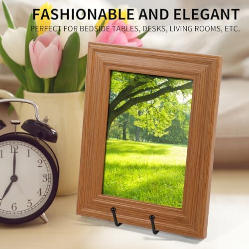 5 Pack 10.3 Inch Black Plate Stands Picture Easels for Display Large Book Stands for Picture, Decorative Plate, alternate