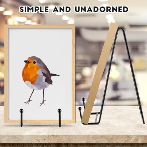 5-Pack 10-Inch Plate Holder Display Stands Black Metal Frame Stand in Black, alternate view 4