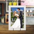 5-Pack 12-Inch Plate Holder Display Stands Black Metal Frame Stand in Black, alternate view 2