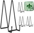 5 Pack 14 Inch Black Picture Stand Large Plate Stand for Display Table Top Easel for Picture, Posters