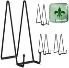 5 Pack 14 Inch Black Picture Stand Large Plate Stand for Display Table Top Easel for Picture, Posters