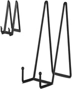 5-Pack 14-Inch Plate Holder Display Stands Black Metal Frame Stand in Black