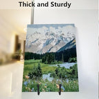 5-Pack 14-Inch Plate Holder Display Stands Black Metal Frame Stand in Black, alternate view 5