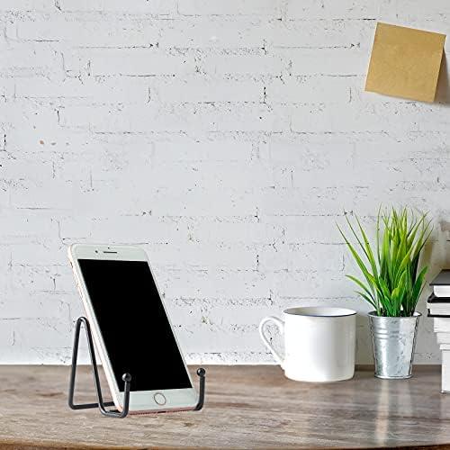 5-Pack 3-Inch Small Plate Display Stands Black Metal Frame Stand in Black, alternate view 7