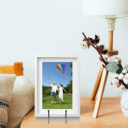 5-Pack 8-Inch Plate Holder Display Stands Black Metal Frame Stand in Black, alternate view 6