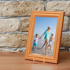 5-Pack 8-Inch Plate Holder Display Stands Gold Metal Frame Stand in Gold, alternate view 7