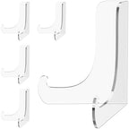 5 Pack Acrylic Display Stand, Plate Stand for Display, Easel Stand in Clear