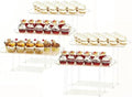 5 Pack Dessert Table Display Set, Clear Acrylic Dessert Display Stands Buffet Risers for Cupcakes Dessert Pastry
