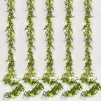 5 Pack Eucalyptus Garland with LED Lights String 30Ft Greenery Garland