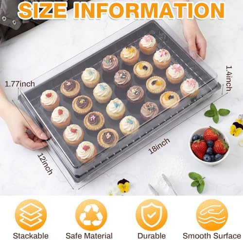 5 Pack Extra Large Charcuterie Board with Lids in Black, alternate view 3