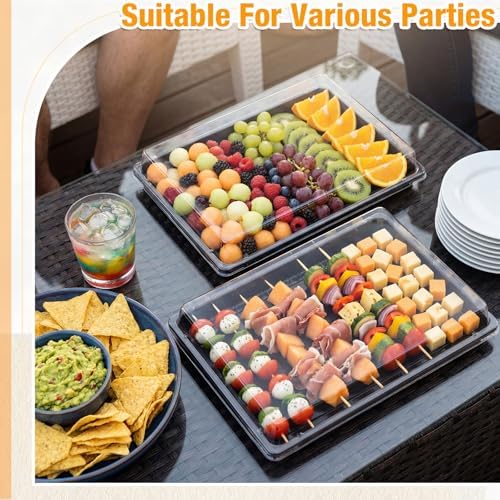 5 Pack Extra Large Charcuterie Board with Lids in Black, alternate view 6