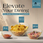 5 Pack Gold Plastic Angled Serving Bowl Disposable for Party Table 54oz in Large 54 OZ in Gold Glitter, alternate view 4