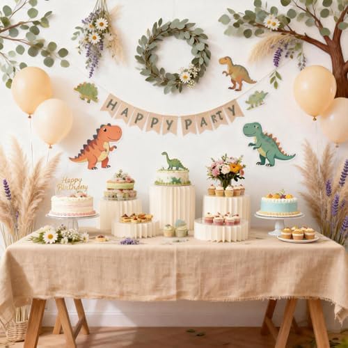 5 Pcs Buffet Risers Food Display Risers for Party Buffet Table, Dessert Table Display Set Cake and Cupcake Stand, alternate