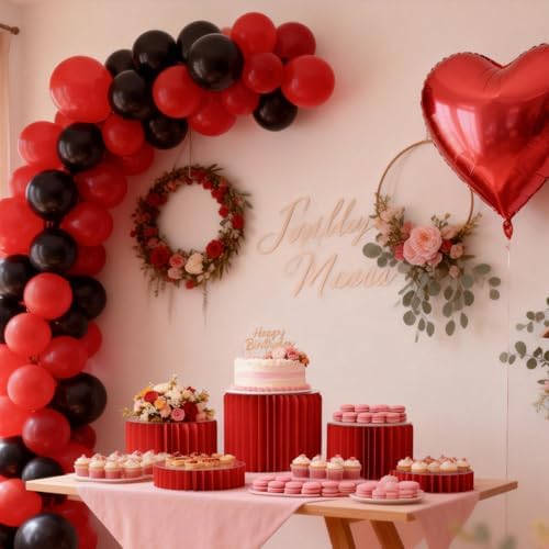 5 Pcs Buffet Risers Food Display Risers for Party Buffet Table, Dessert Table Display Set Cake and Cupcake Stand, alternate