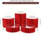 5 Pcs Buffet Risers Food Display Risers for Party Buffet Table, Dessert Table Display Set Cake and Cupcake Stand, alternate
