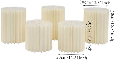 5 Pcs Cake Display Stands, Cardboard Cupcake Buffet Risers, 12" Foldable Reusable Food Display Risers With, alternate view 3