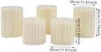 5 Pcs Cake Display Stands, Cardboard Cupcake Buffet Risers, 12" Foldable Reusable Food Display Risers With, alternate view 3