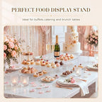 5 Pcs Extra Large Buffet Risers Set Rectangle Acrylic Display Box Catering Dessert Table Riser Food Display, alternate view 4