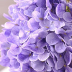 5 Pcs Purple Hydrangea Artificial Flowers, Latex Real Touch Faux Hydrangeas in Purple, alternate view 4