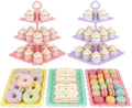 5-Piece Cupcake Stand & Appetizer Trays Set (Colorful) in Colorful