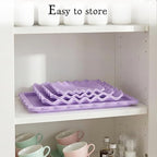 5-Piece Cupcake Stand & Appetizer Trays Set (Purple) in Purple, alternate view 5