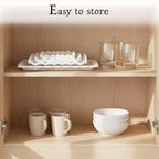 5-Piece Cupcake Stand & Appetizer Trays Set (Square, White) in White, alternate view 5