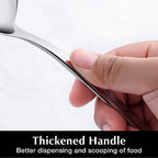 5 piece Large Hostess Serving Utensils Set,18/10 Stainless Steel in Silver, alternate view 6