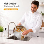 5 Qt 6 Pack Chafing Dishes for Buffet, Stainless Steel Round Chafers for Catering, Buffet Servers and Warmers, alternate view
