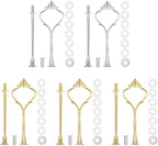 5 Sets of 2 Tiered Tray Hardware Kit - Cake Stand Hardware Tiered Tray Plate Hardwares Kit for Serving Dessert