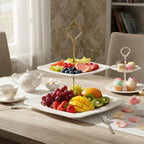 5 Sets of 2 Tiered Tray Hardware Kit - Cake Stand Hardware Tiered Tray Plate Hardwares Kit for Serving Dessert, alternate