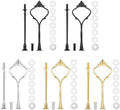 5 Sets of 2 Tiered Tray Hardware Kit - Cake Stand Hardware Tiered Tray Plate Hardwares Kit for Serving Dessert