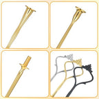 5 Sets of 2 Tiered Tray Hardware Kit - Cake Stand Hardware Tiered Tray Plate Hardwares Kit for Serving Dessert, alternate