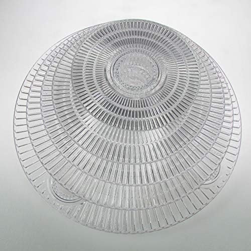 5 Tier Cascade Wedding Cake Stand (Style 5A) in clear, alternate view 4
