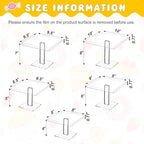 5 Tiered Dessert Table Display Set Buffet Riser Clear Acrylic Dessert in clear, alternate view 3