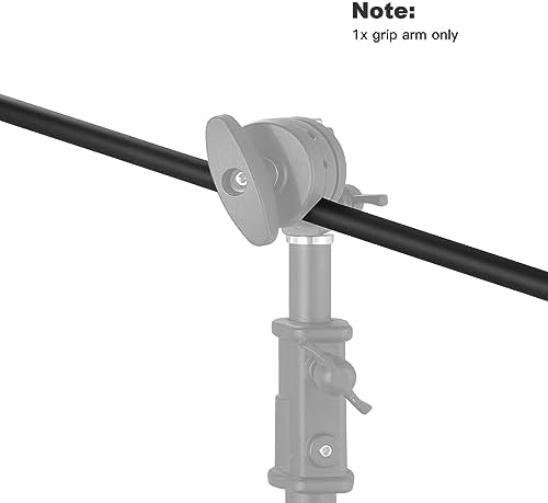 50 inch Extension Grip Boom Arm for Heavy Duty C Stand, Solid Grip Pole with 1/4 & 3/8 Thread for Softbox, alternate view 6
