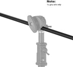 50 inch Extension Grip Boom Arm for Heavy Duty C Stand, Solid Grip Pole with 1/4 & 3/8 Thread for Softbox, alternate view 6