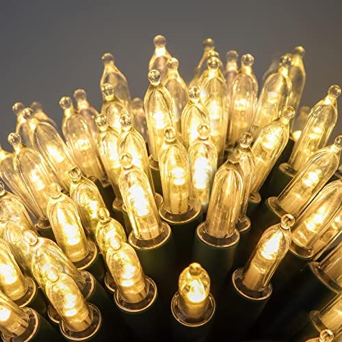 50 LED Outdoor Christmas Lights, 16 FT Battery Operated Mini String Lights with 8 Modes & Timer, Xmas Tree, alternate view 2
