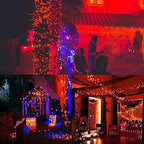 50 LED Outdoor Halloween Lights, 16 FT Mini String Light with 8 Modes, Waterproof Battery Operated Tree Lights, alternate