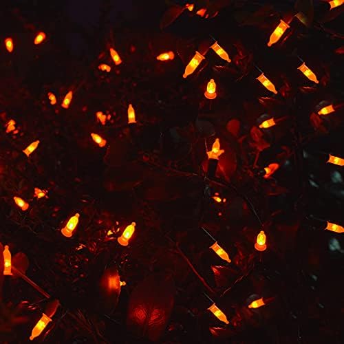 50 LED Outdoor Halloween Lights, 16 FT Mini String Light with 8 Modes, Waterproof Battery Operated Tree Lights, alternate
