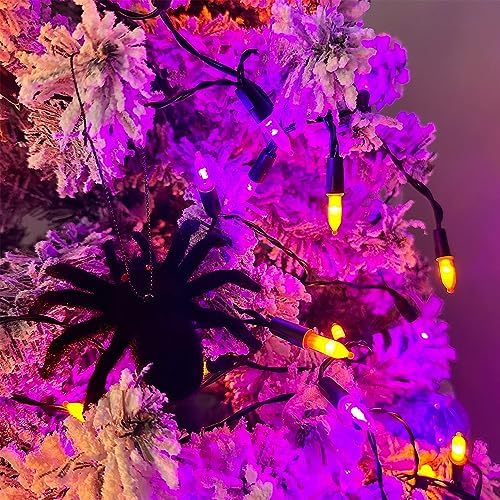 50 LED Outdoor Halloween Lights, 16 FT Mini String Light with 8 Modes, Waterproof Battery Operated Tree Lights, alternate