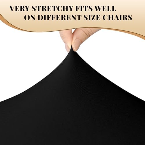 50 Pack Chair Covers for Dining Chairs, Polyester Spandex Chair Cover Stretch Slipcovers for Banquet, Wedding, alternate view