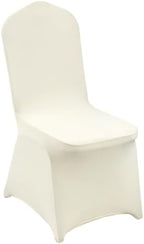 50 Pcs Flat-Front Chair Covers Polyester Spandex Chair Cover Stretch Slipcovers, Wedding, Holiday, Banquet