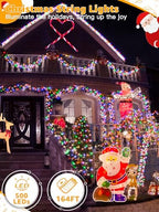 500 LED 164 FT Christmas Lights, Waterproof Outdoor String Lights with Remote and Timer, Christmas Tree Lights, alternate