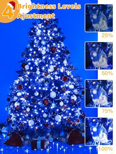 500 LED 164 FT Christmas Lights, Waterproof Outdoor String Lights with Remote and Timer, Christmas Tree Lights, alternate
