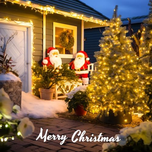 500 LED Christmas Lights Outdoor, 8 Modes Christmas Tree Lights, alternate view 5
