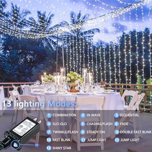 500 LED String Lights, 180FT Super-Long Christmas Lights Outdoor Indoor, alternate view 2