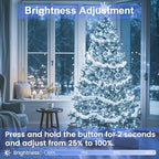 500 LED String Lights, 180FT Super-Long Christmas Lights Outdoor Indoor, alternate view 3