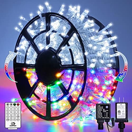500 LED White & Multicolor Color Changing String Lights