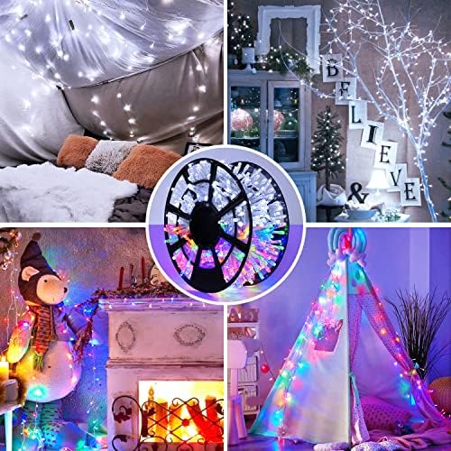 500 LED White & Multicolor Color Changing String Lights, alternate view 4