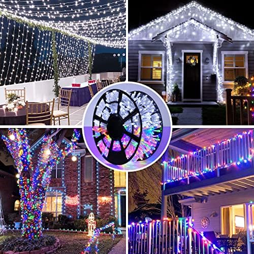 500 LED White & Multicolor Color Changing String Lights, alternate view 5